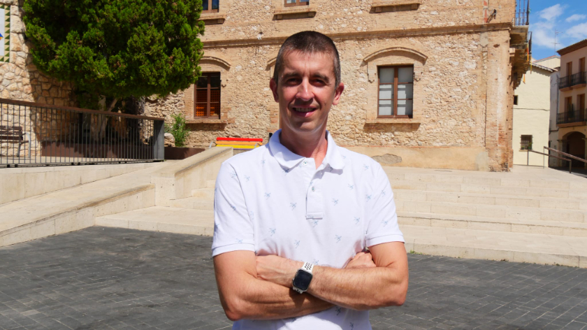  El candidat d'Esquerra Republicana a l'alcaldia de Calafell, Òscar Albaiceta. 