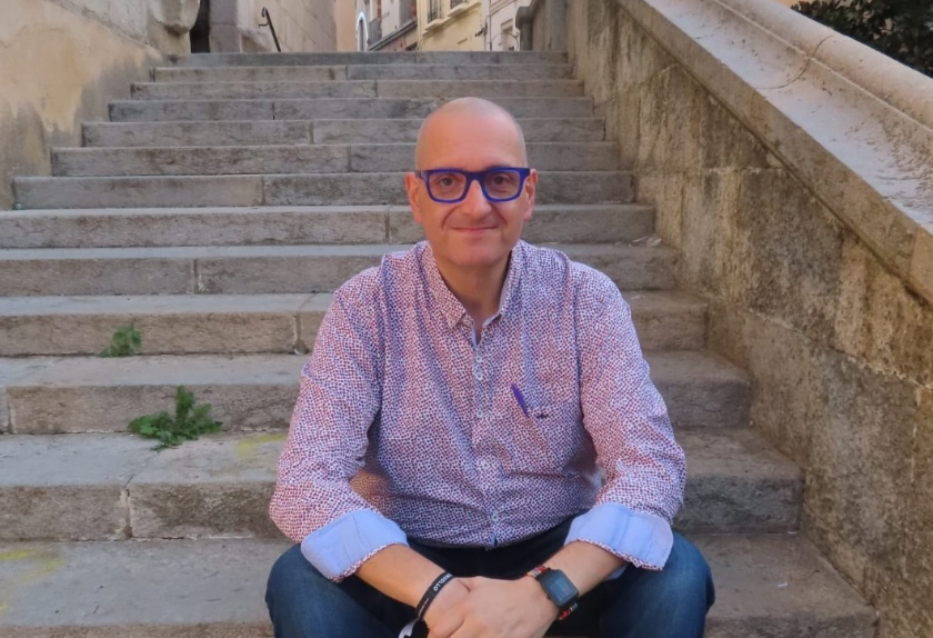  El candidat de Som-hi! - Esquerra Republicana a l’alcaldia de Santa Coloma de Farners, Joan Casalprim. 