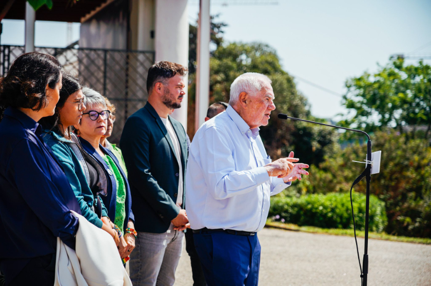  Ernest Maragall, durant la seva intervenció / Gerard Magrinyà 