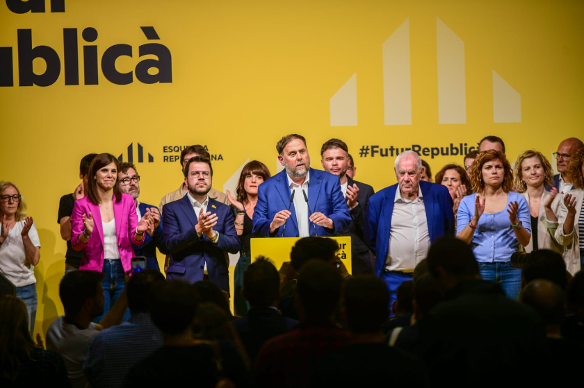   Junqueras: 'No són els resultats que voldríem; des del reconeixement i la humilitat seguim al servei del país'  