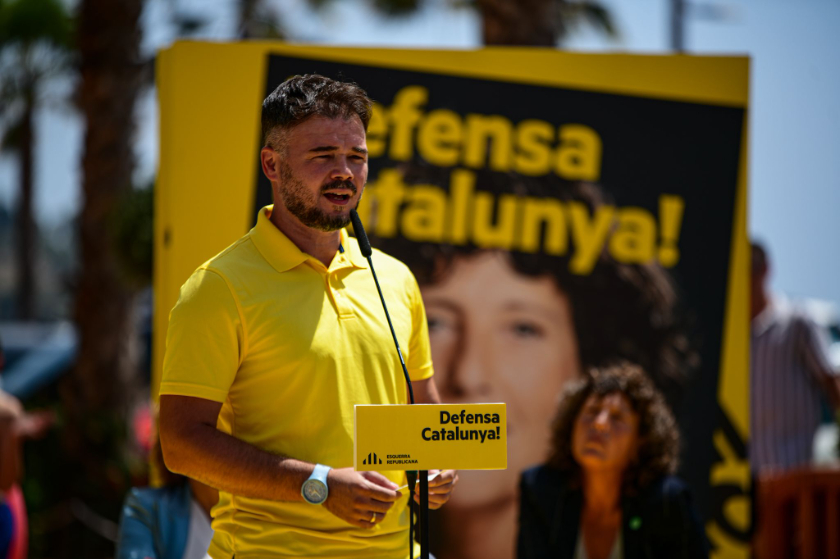   Rufián: “Només un partit amb 92 anys de glòria independentista i resistència antifeixista pot aturar l’extrema dreta”  