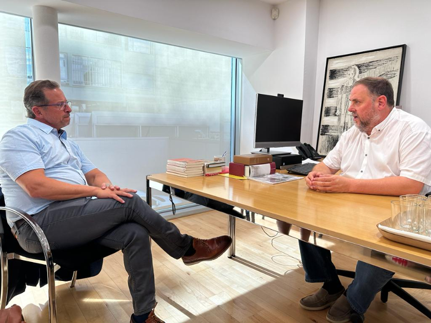   Junqueras es reuneix amb els líders dels partits independentistes quebequès, irlandès i escocès per compartir objectius i estratègies  
