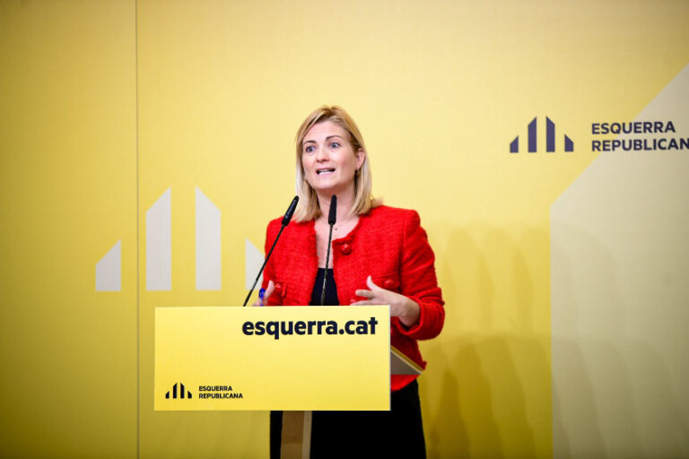 La portaveu republicana Raquel Sans ha denunciat l'ofec financer. MARC PUIG.