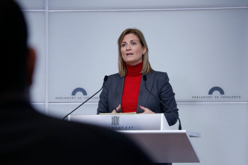  Raquel Sans ha celebrat el consens per recollir una demanda de les víctimes. ACN 