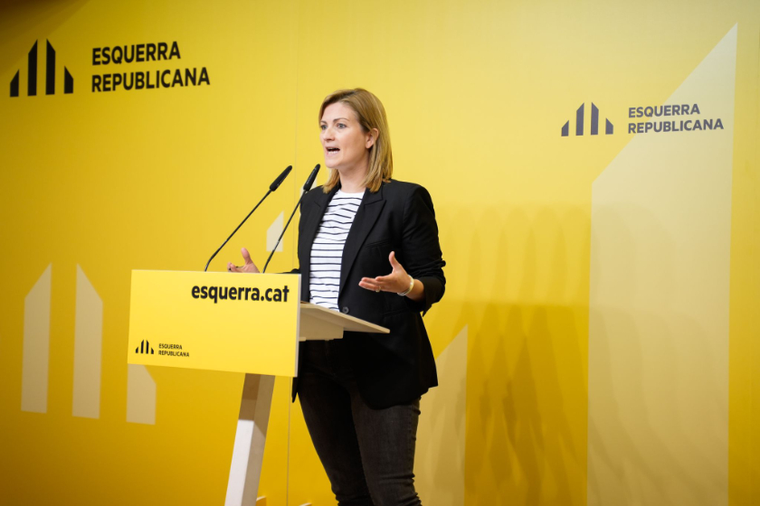 Esquerra Republicana carrega contra el PP per voler il·legalitzar l’independentisme: “És una resposta totalitària de la dreta més rància”