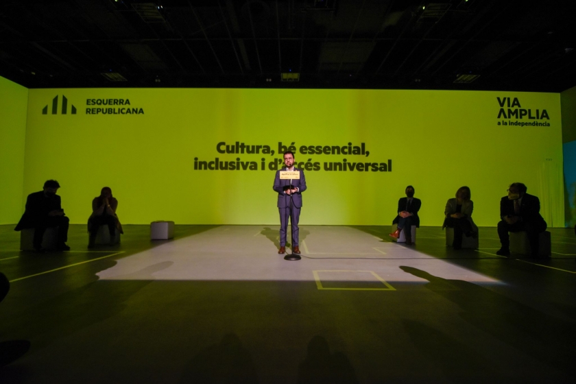   Esquerra Republicana es compromet a doblar el pressupost en Cultura i presenta un pla integral per impulsar el sector com a motor de la reconstrucció    