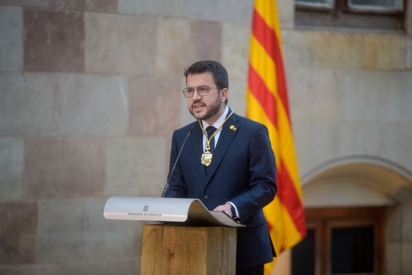   Pere Aragonès, 132è president de la Generalitat de Catalunya  