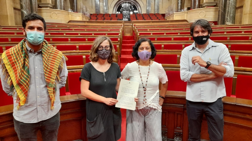   Esquerra Republicana, Junts, la CUP i ECP volen que el Parlament reconegui l'Administració Autònoma del Nord i Est de Síria  