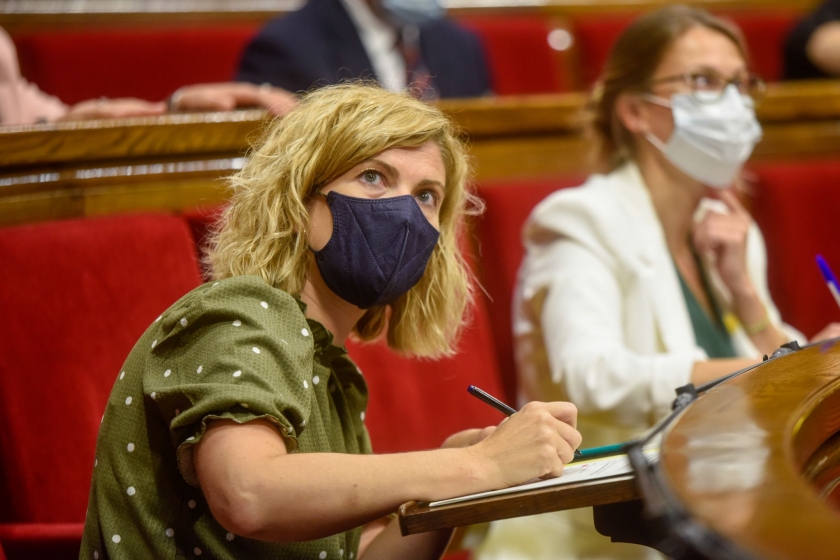  La diputada Raquel Sans, al Parlament / Marc Puig 