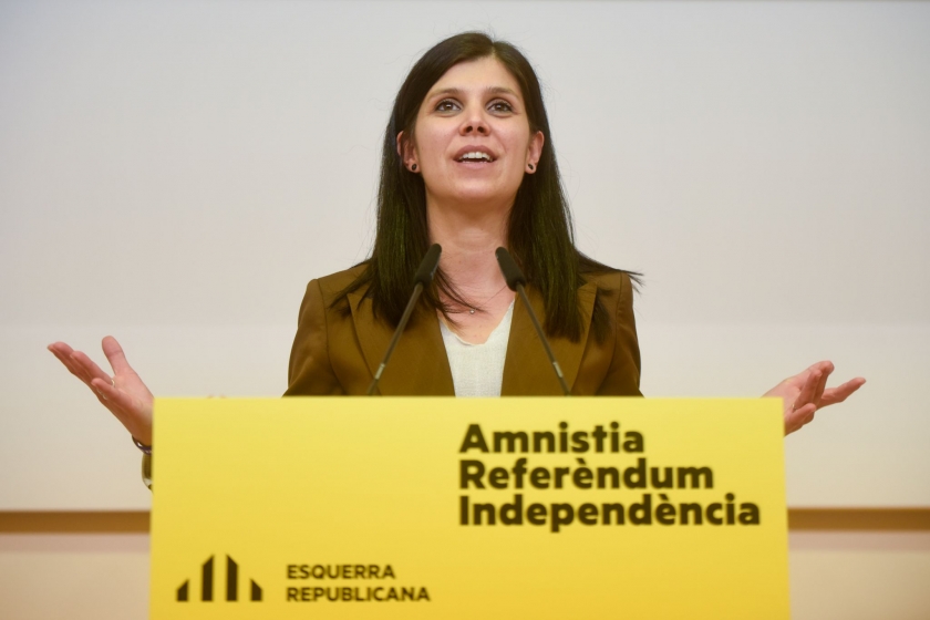  Marta Vilalta en roda de premsa / Marc Puig 