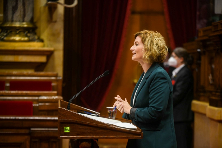  Intervenció de la diputada al Parlament de Catalunya, Raquel Sans / Marc Puig 
