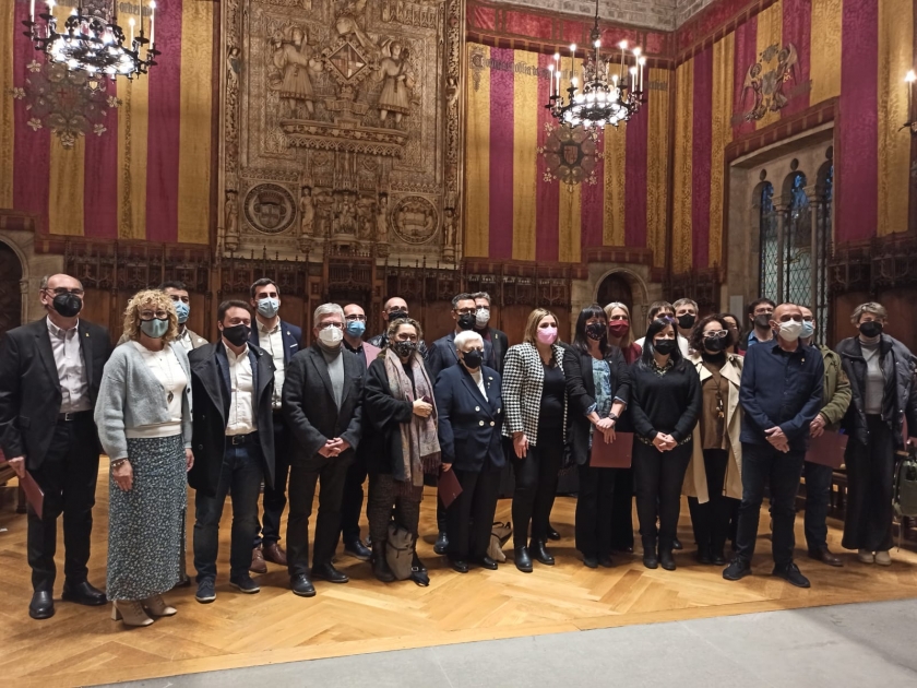  Els integrants d'Esquerra Republicana al Consell de Governs Locals. 