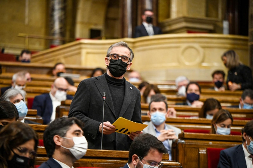  Josep Maria Jové en la sessió de control al Parlament de Catalunya / Marc Puig 