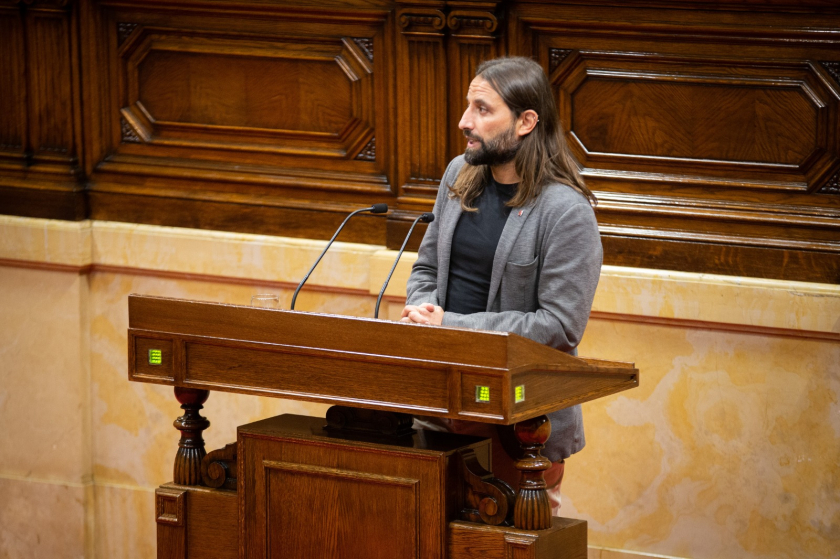  Jordi Albert en una intervenció al Parlament de Catalunya / Marc Puig 