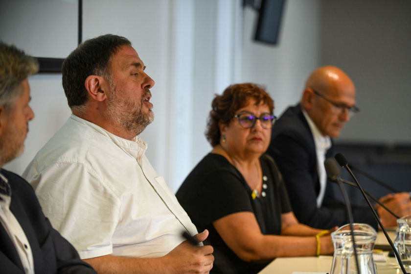  Oriol Junqueras en la presentació de les demandes / Marc Puig 