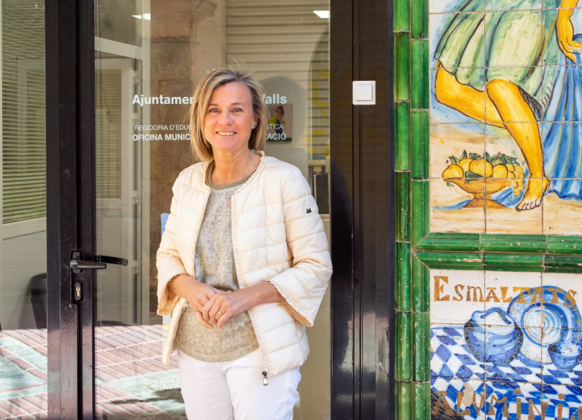  La candidata d'Esquerra Republicana a l'alcaldia de Valls, Teresa Rull Ferré. 
