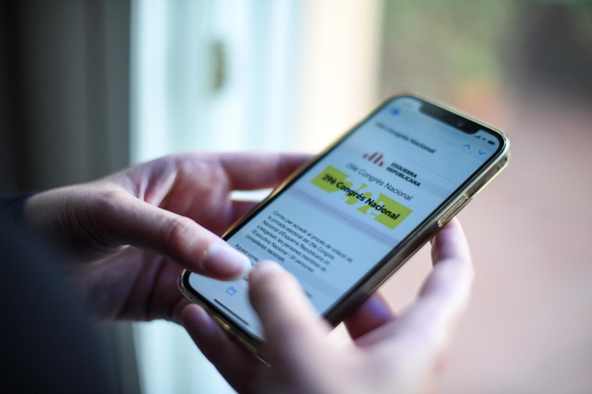  Imatge d'una de les votacions online d'aquest diumenge 