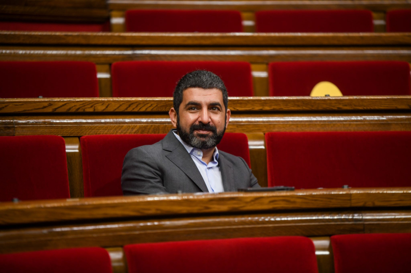  El diputat republicà i membre de la comissió d'estudi sobre el model policial, Chakir El Homrani. MARC PUIG 