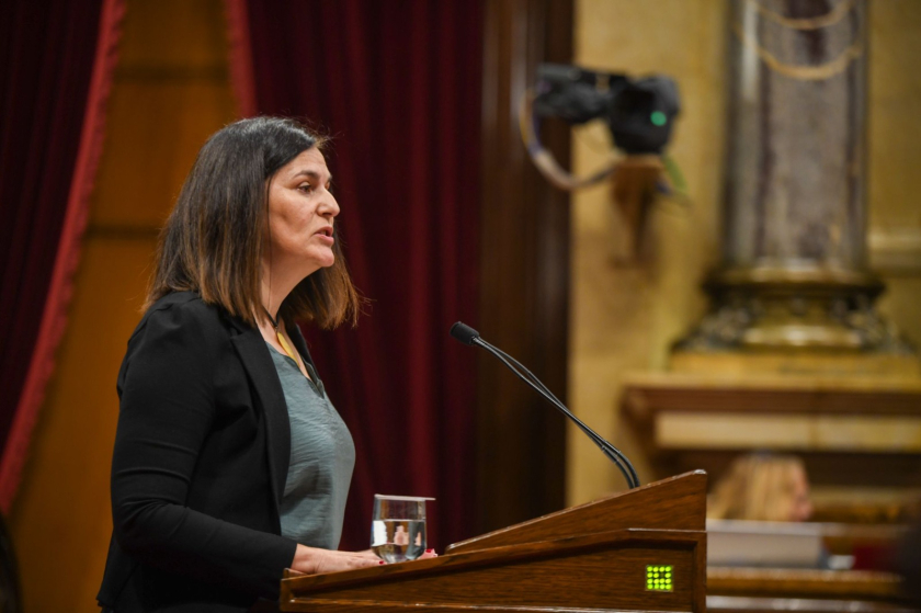  Anna Torrentà al Parlament de Catalunya 