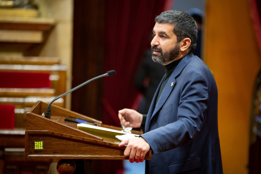 El diputat Chakir El Homrani en una intervenció al Parlament de Catalunya