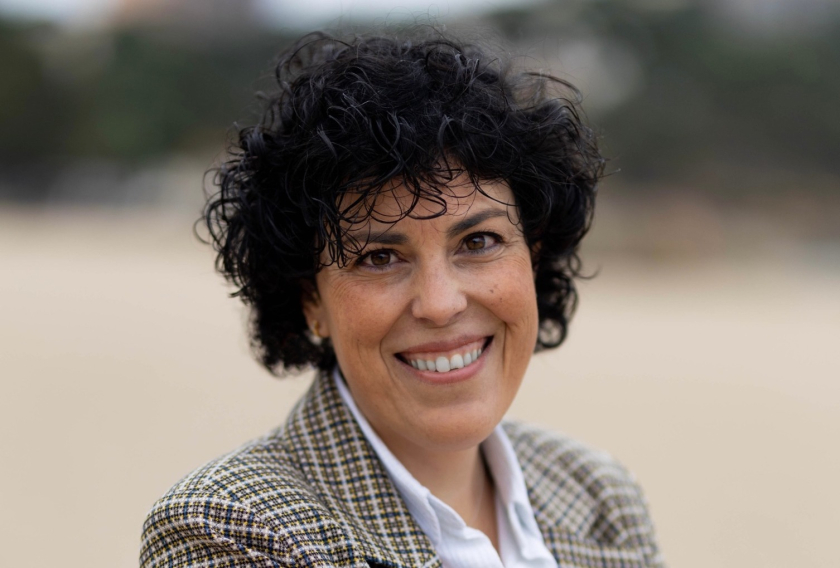  La candidata d'Esquerra Republicana a l'alcaldia de Sant Feliu de Guíxols, Sílvia Romero. 