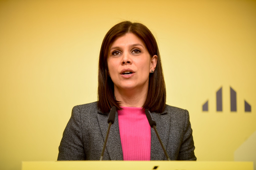  Marta Vilalta, en roda de premsa / Marc Puig  