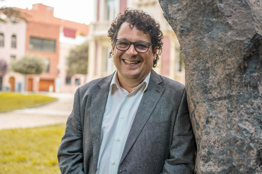  El candidat d'Esquerra Republicana a l'alcaldia d'Esplugues de Llobregat, Roger Martínez. 