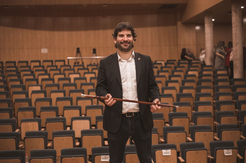  El candidat d'Esquerra Republicana a l'alcaldia de Sant Feliu de Llobregat, Oriol Bossa. 