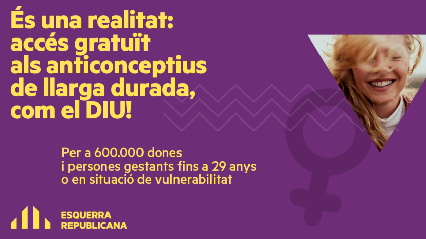   El Govern impulsa l’accés universal als anticonceptius de llarga durada: “Els drets sexuals i reproductius són drets humans”  
