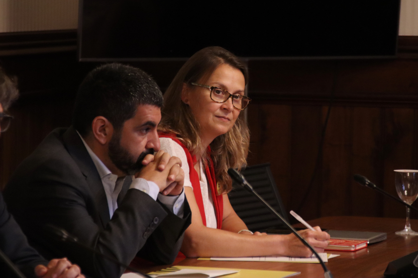  Meritxell Serret en la constitució de la comissió sobre Pegasus 