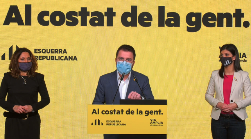   Aragonès: “Presentem un programa centrat en la reconstrucció útil i que avança cap a l’horitzó de la República catalana”  