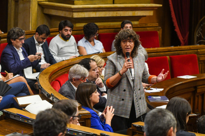  Consellera Teresa Jordà al Parlament de Catalunya 