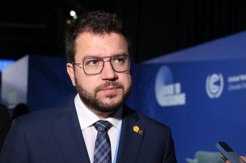  President Aragonès a la COP26 / ACN 