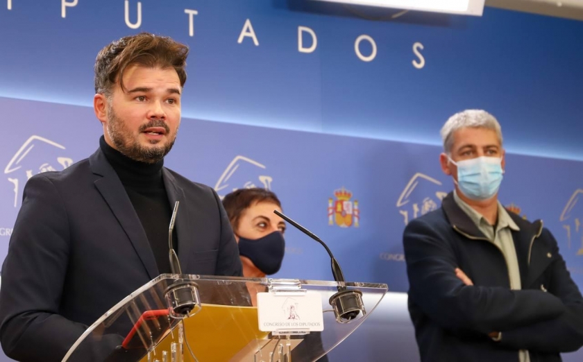  Gabriel Rufián al Congrés de Diputats  