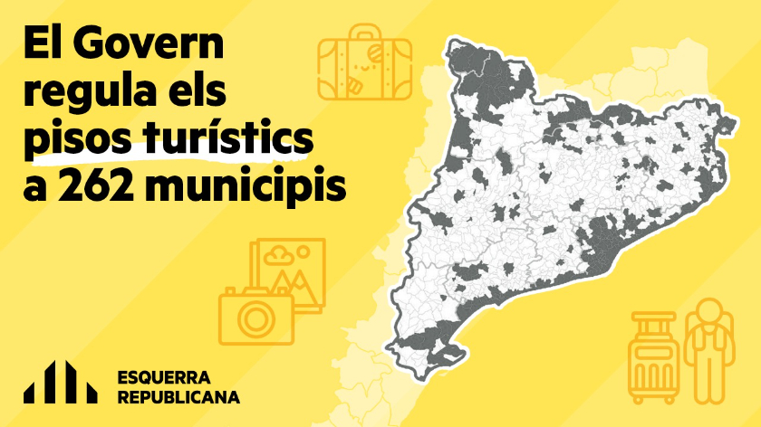   El Govern regula els pisos turístics i els frena a 262 municipis  