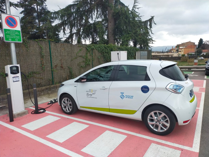  El vehicle elèctric compartit de Taradell. 