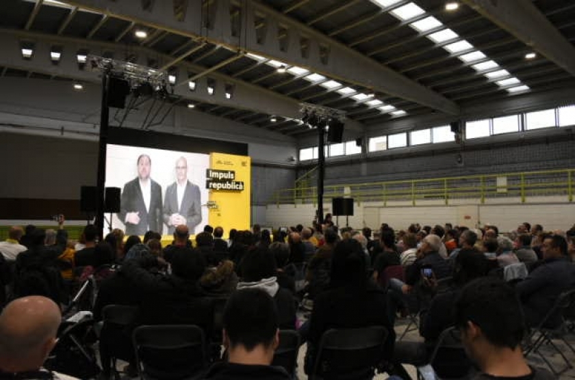   Junqueras: “No podem perdre l’oportunitat de portar un pres polític i candidat a la presidència de la Comissió Europea al Parlament Europeu”  