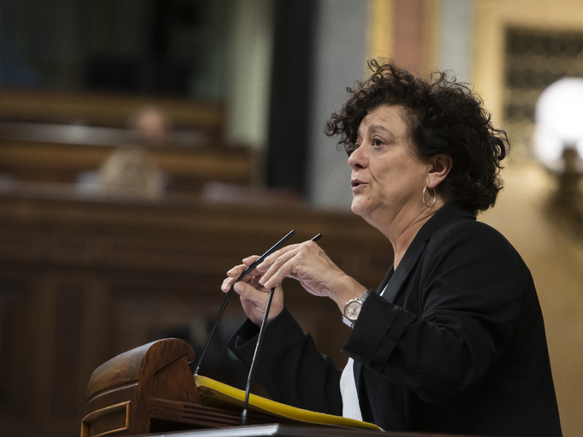  Pilar Vallugera, en una intervenció al Congrés / Congrés dels Diputats 