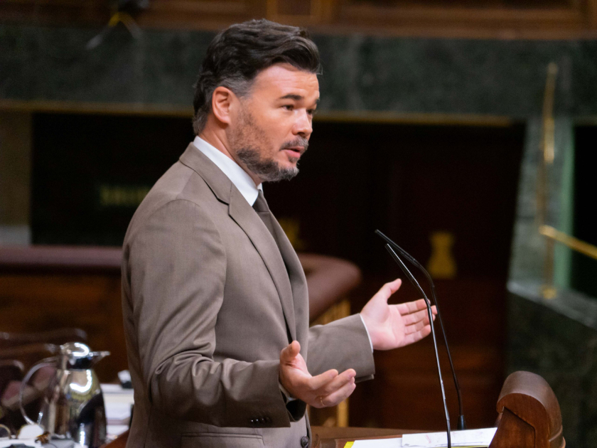 Gabriel Rufián, a la tribuna del Congrés / Congrés dels Diputats