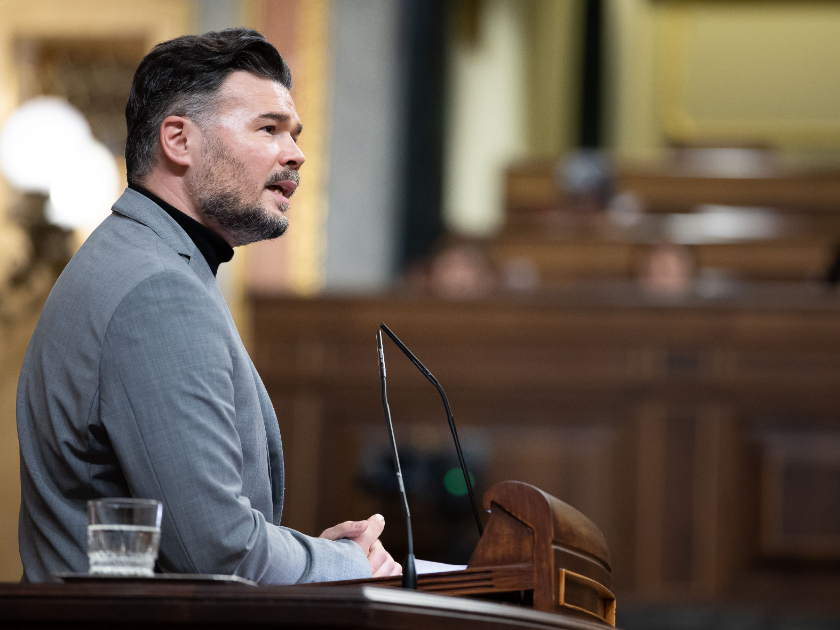  Gabriel Rufián, a la tribuna del Congrés / Congrés dels Diputats 