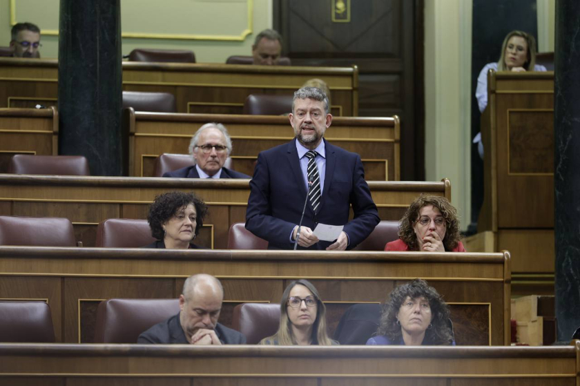  Francesc-Marc Álvaro, durant una intervenció al Congrés / Congré de ls Diputats 