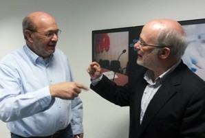   Terricabras recull les demandes econòmiques de CCOO per a Europa, en una trobada amb Joan Carles Gallego  