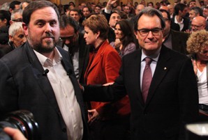   Mas i Junqueras obren un calendari de trobades per arribar al màxim nombre d'acords  