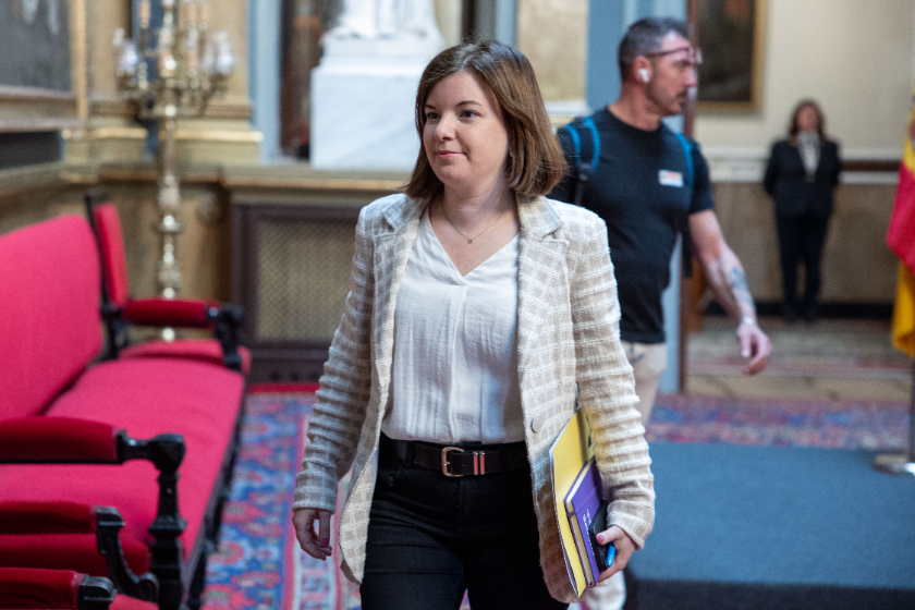  Sara Bailac a a la Junta de Portaveus del Senat 