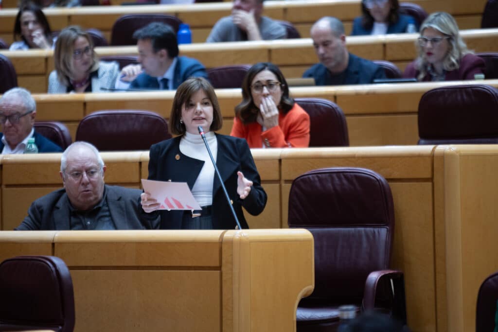 Sara Bailac, portaveu ERC al Senat, pregunta  a la ministra sobre crisi habitatge agreujada per la guerra a Iran
