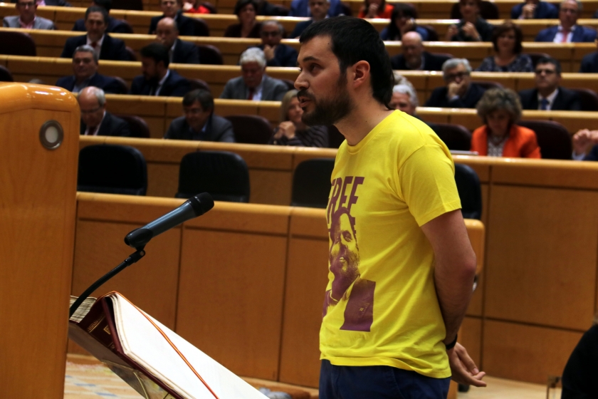  Bernat Picornell prometent el càrrec al Senat / ACN 