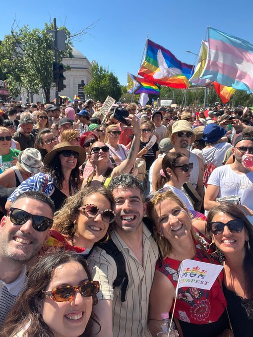 Manifestació Orgull 28 juny de 2025 a Budapest
