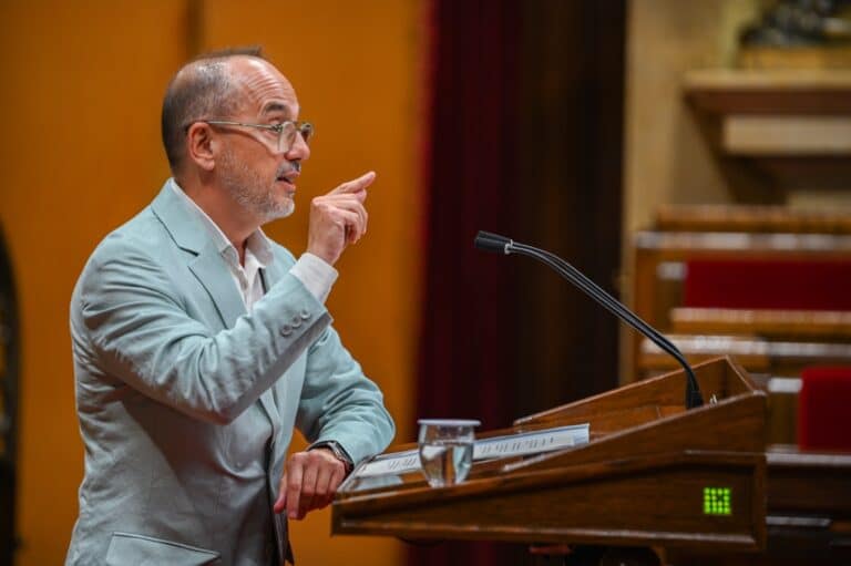 Carles Campuzano al ple del Parlament