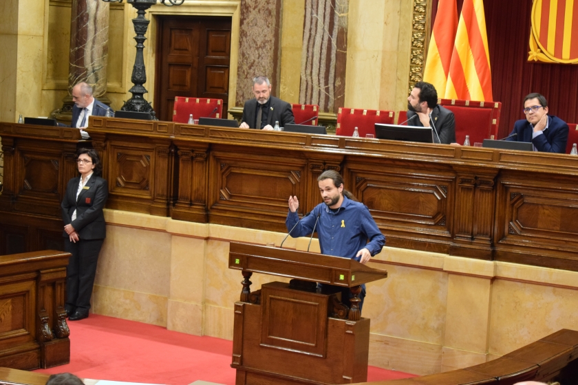  Gómez del Moral: “Discrepo absolutament del que pensen, però donaria la vida perquè ho defensessin. Això és el parlamentarisme”  