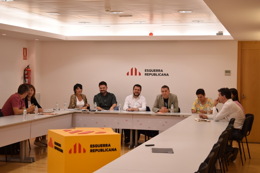   Esquerra Republicana i EH Bildu, a prop de tancar una posició conjunta de cara a la sessió d'investidura  